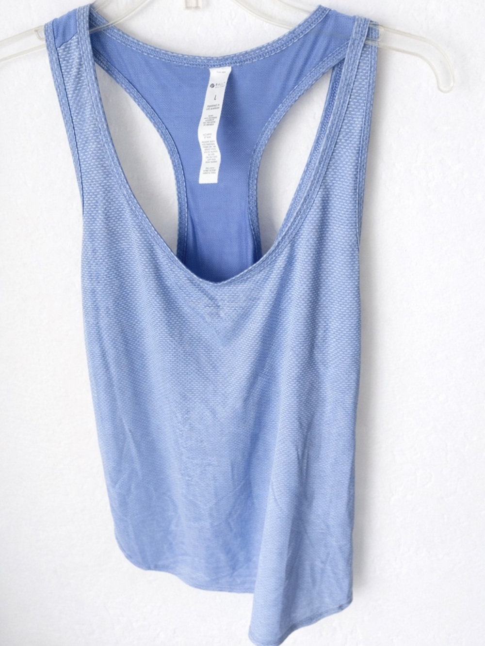 Bally Light Blue Performance Racerback Tank - Picture 3 of 6
